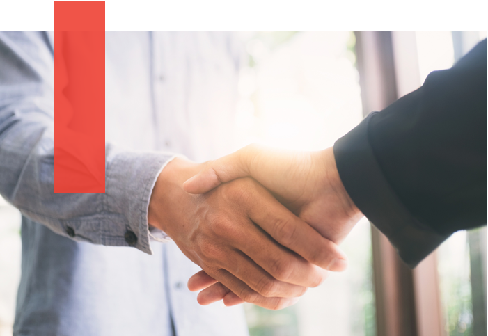 a photo of a handshake