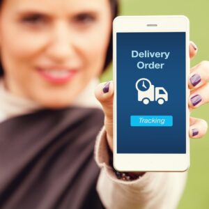 order tracking app on phone