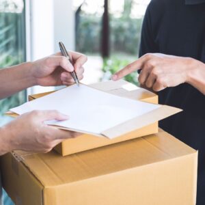 Handing over documents